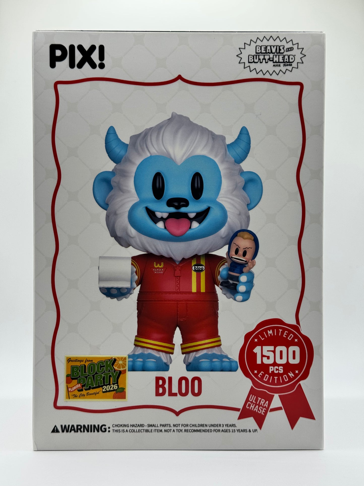 Thrilljoy PIX! Beavis & Butthead Bloo Block Party Exclusive LE 1500 pcs