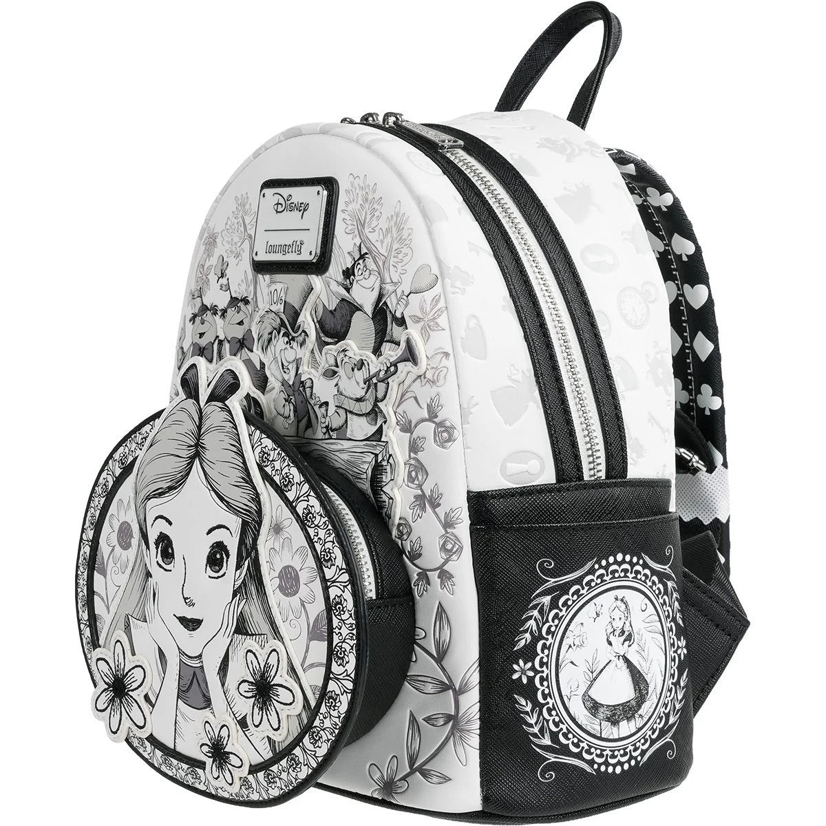 Loungefly Alice in Wonderland Sketch Mini-Backpack EE Exclusive