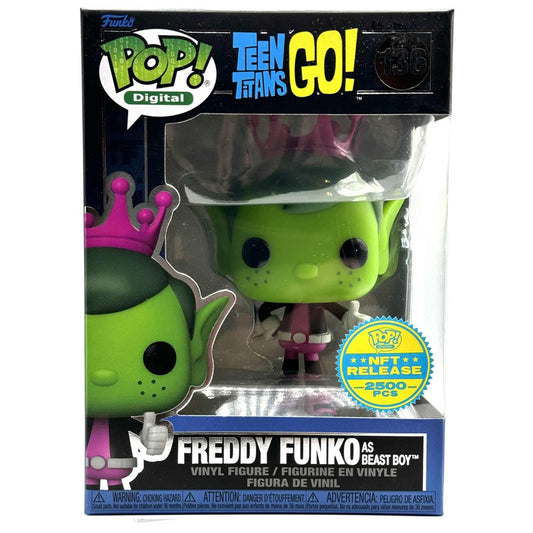 Funko POP! Teen Titans Go Freddy as Beast Boy LE #136 *WYSIWYG*