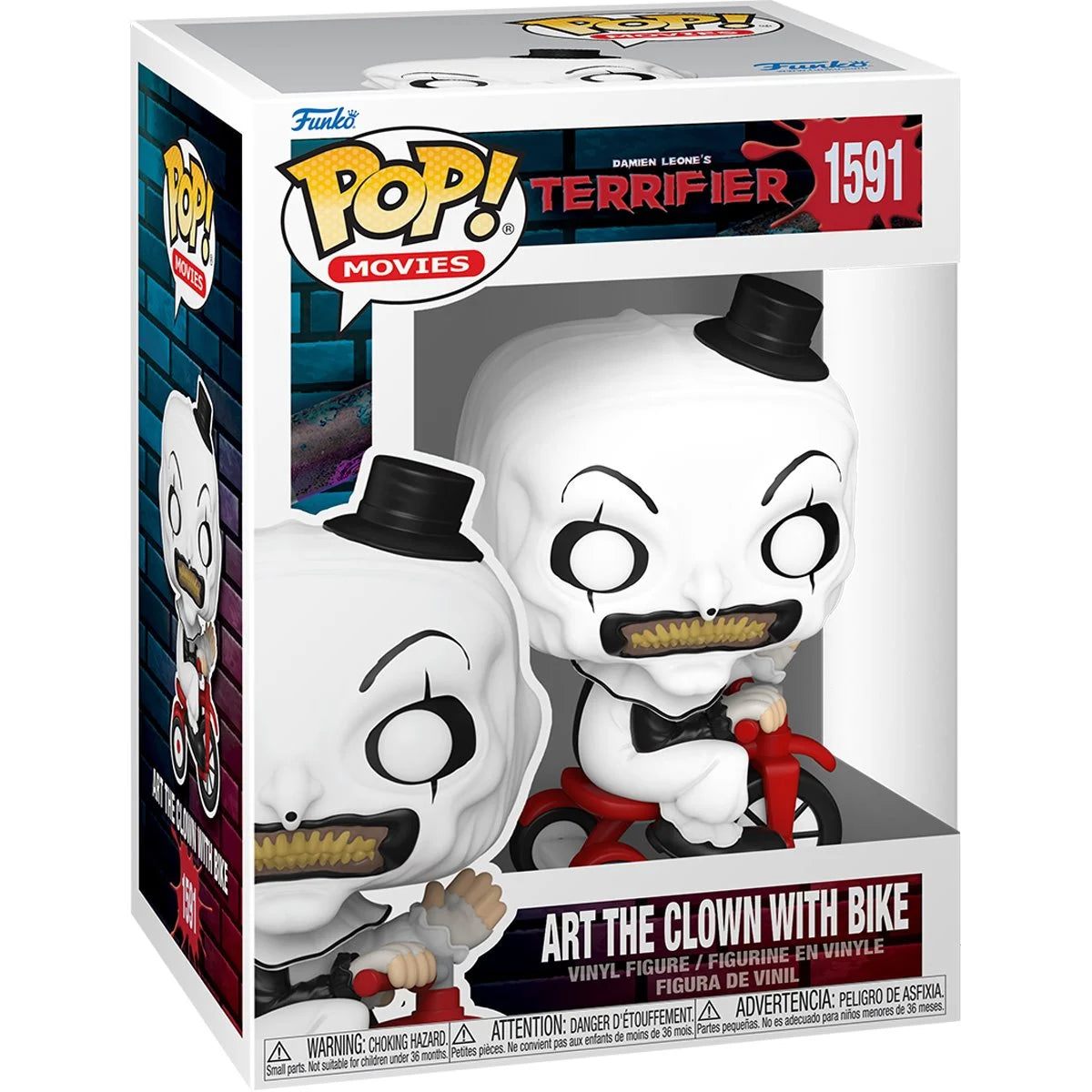 Funko POP! Terrifier Art the Clown with Bike #1591