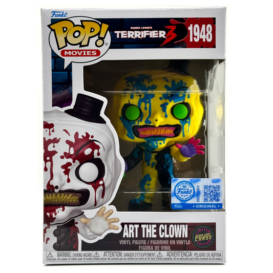 Funko POP! Terrifier 3 Bloody Art Blacklight LE CHASE EE Exclusive #1948