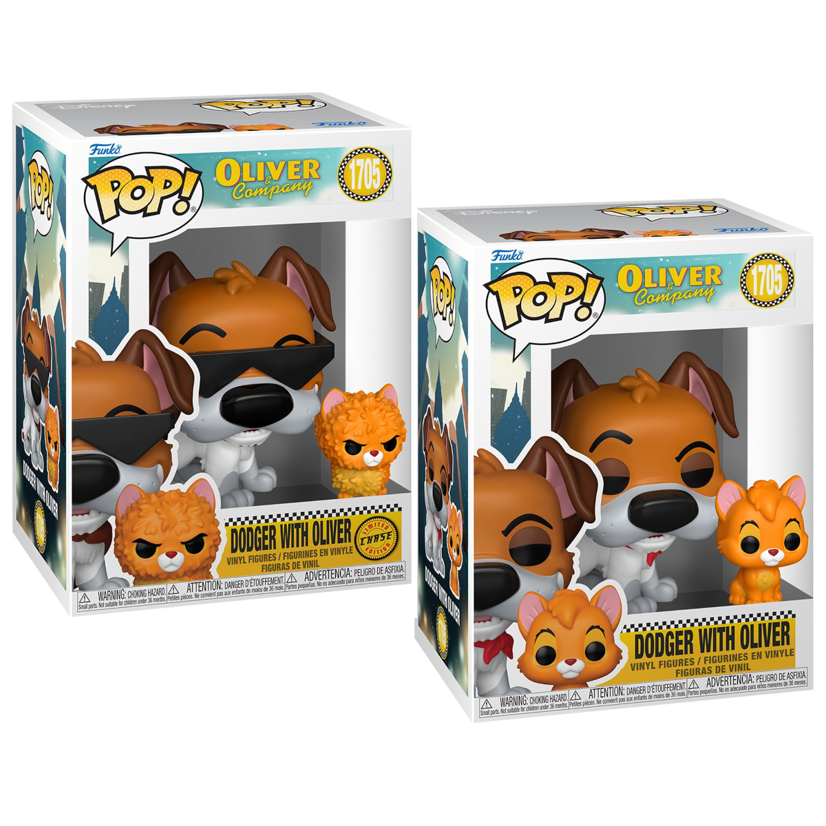 Funko POP! Dodger w/ Oliver CHASE & Common Bundle