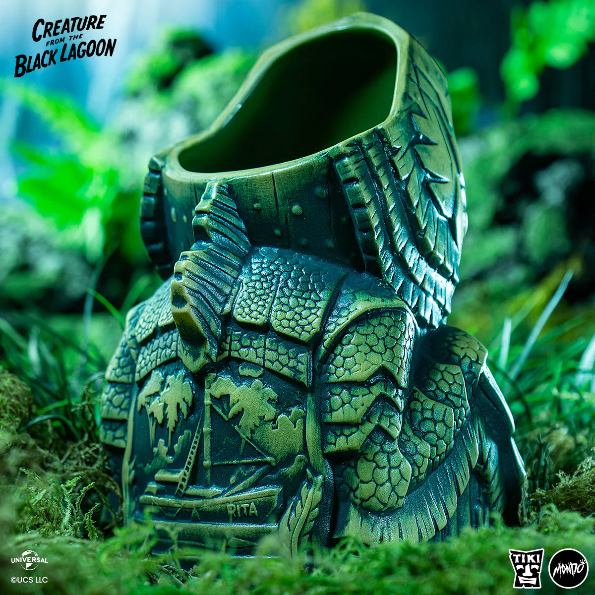 MONDO Creature from the Black Lagoon Hand-Made Tiki Mug