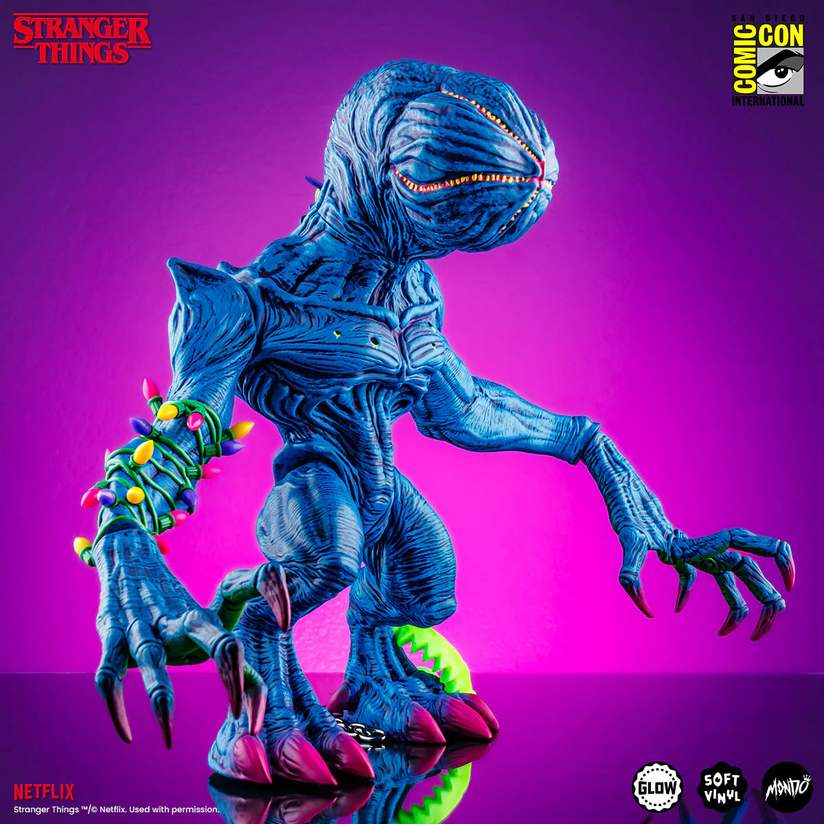 MONDO Stranger Things Demogorgon 80's Fever Variant SDCC LE 300 pcs