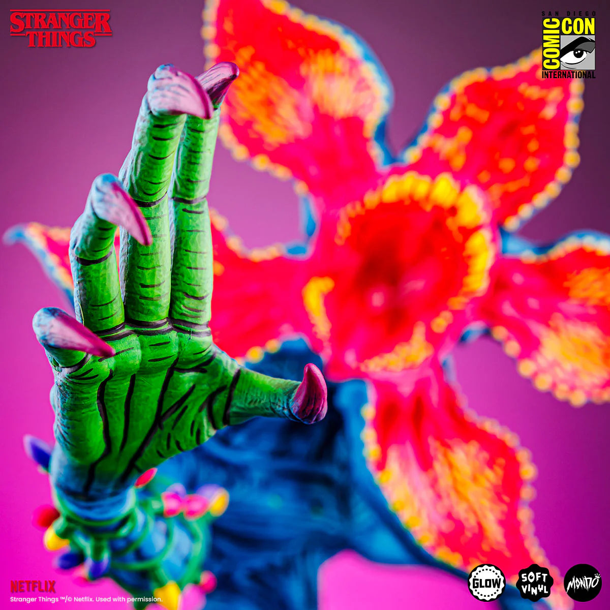 MONDO Stranger Things Demogorgon 80's Fever Variant SDCC LE 300 pcs