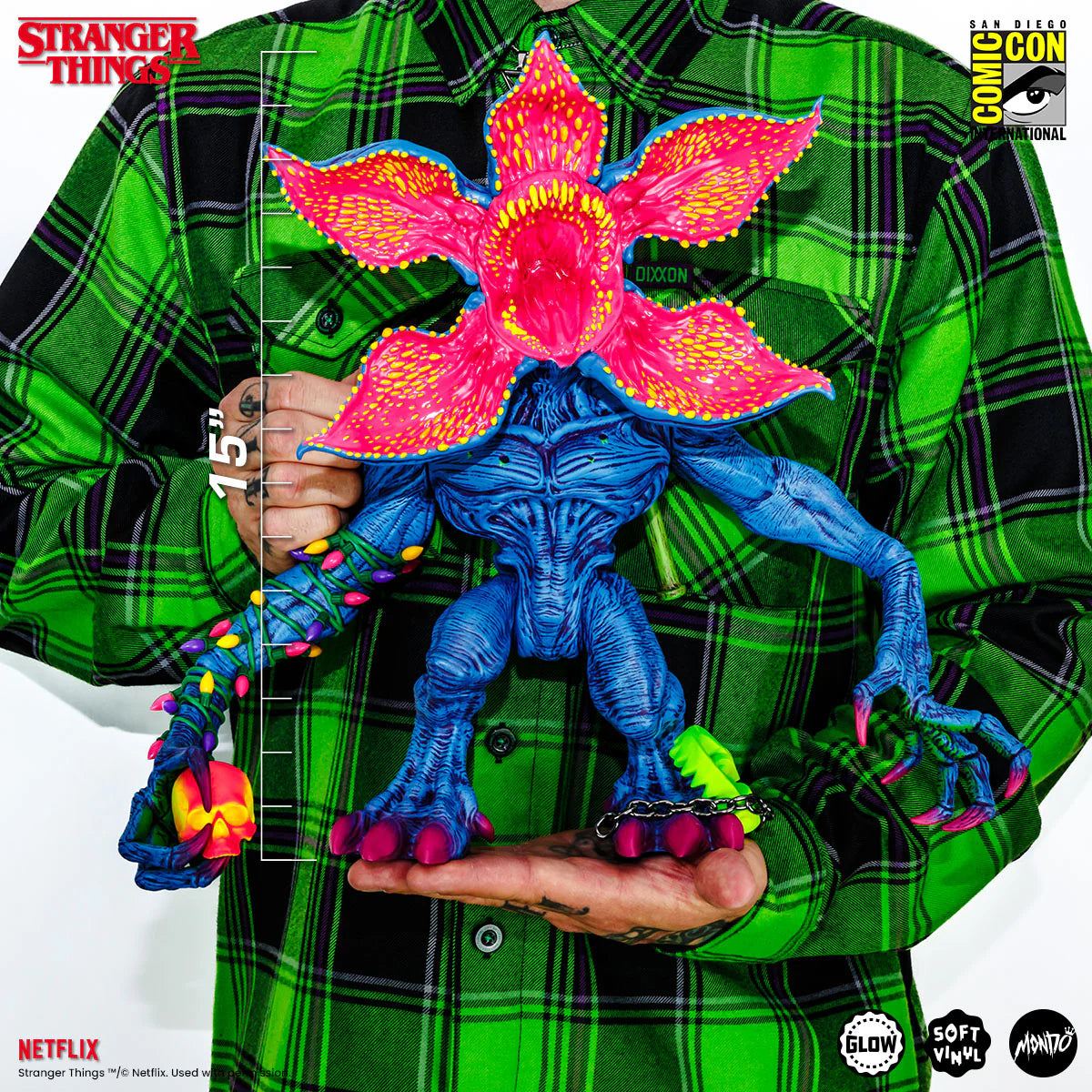 MONDO Stranger Things Demogorgon 80's Fever Variant SDCC LE 300 pcs