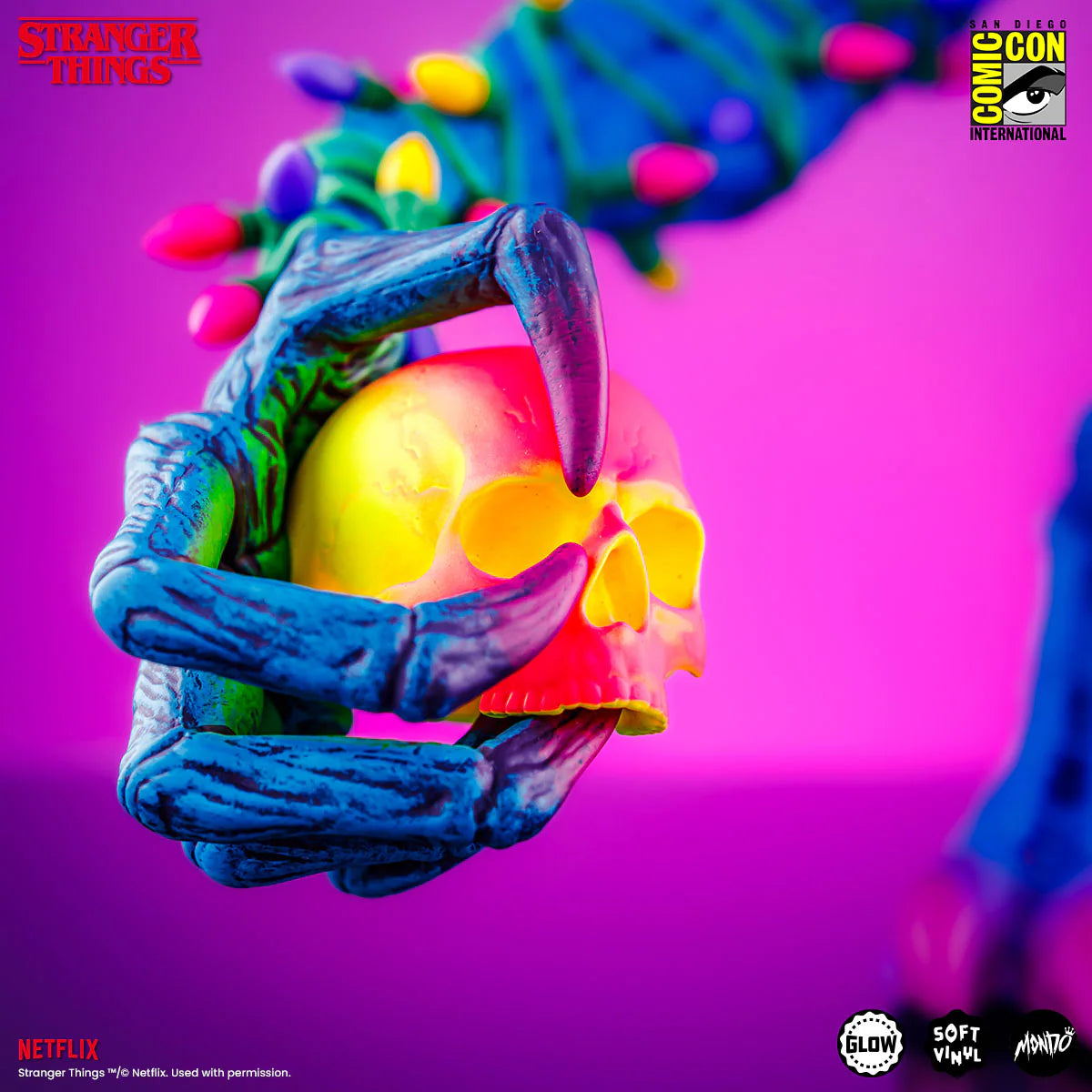 MONDO Stranger Things Demogorgon 80's Fever Variant SDCC LE 300 pcs