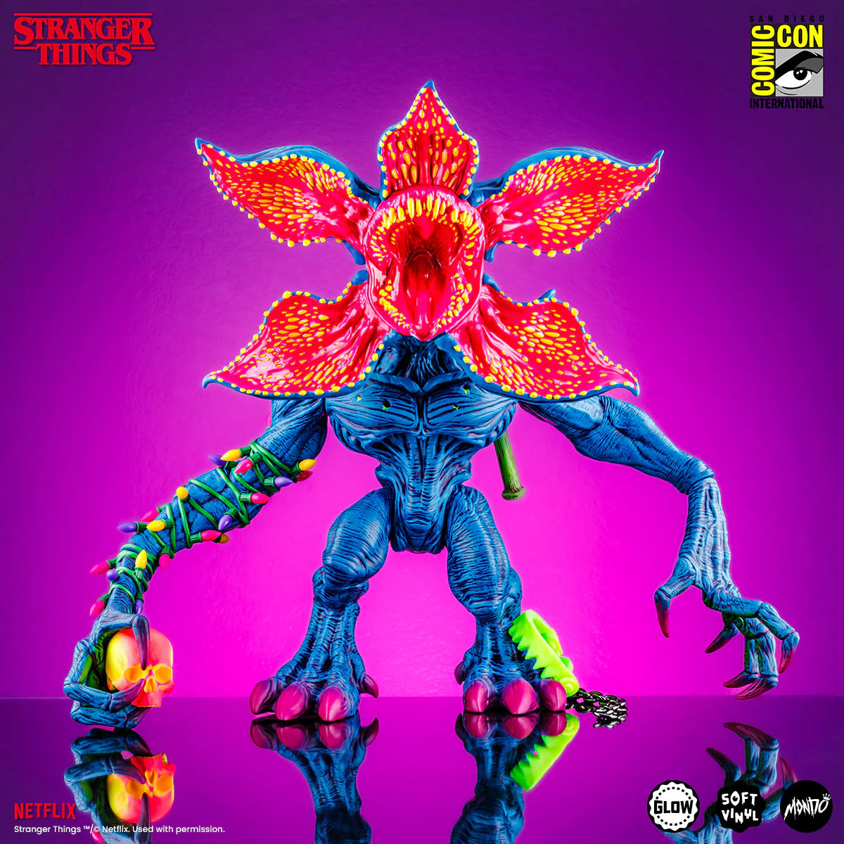 MONDO Stranger Things Demogorgon 80's Fever Variant SDCC LE 300 pcs