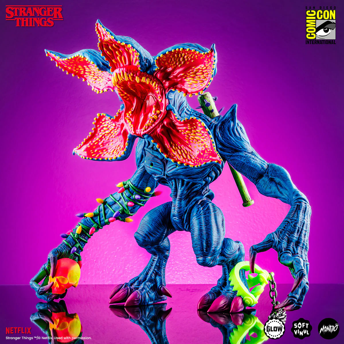 MONDO Stranger Things Demogorgon 80's Fever Variant SDCC LE 300 pcs