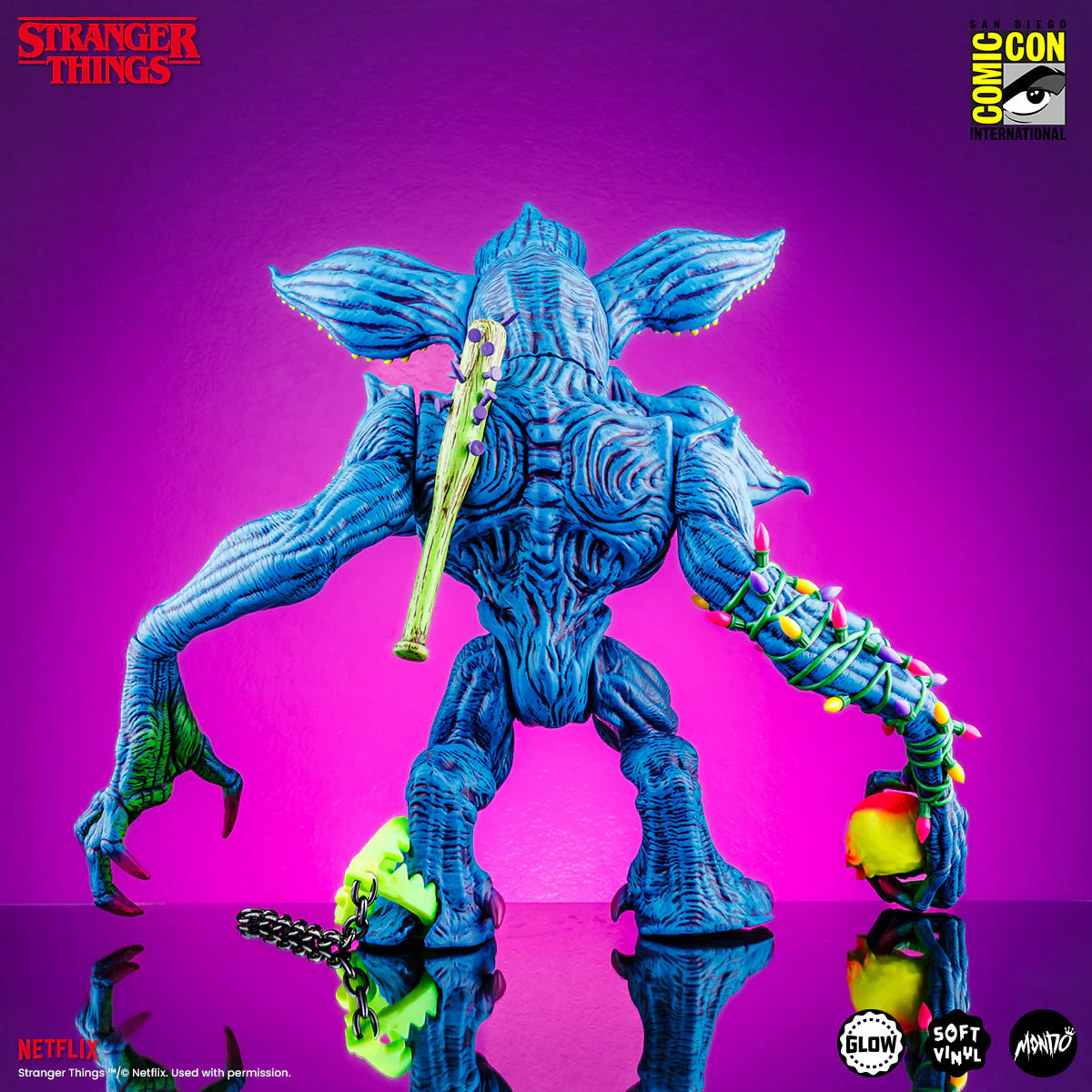 MONDO Stranger Things Demogorgon 80's Fever Variant SDCC LE 300 pcs