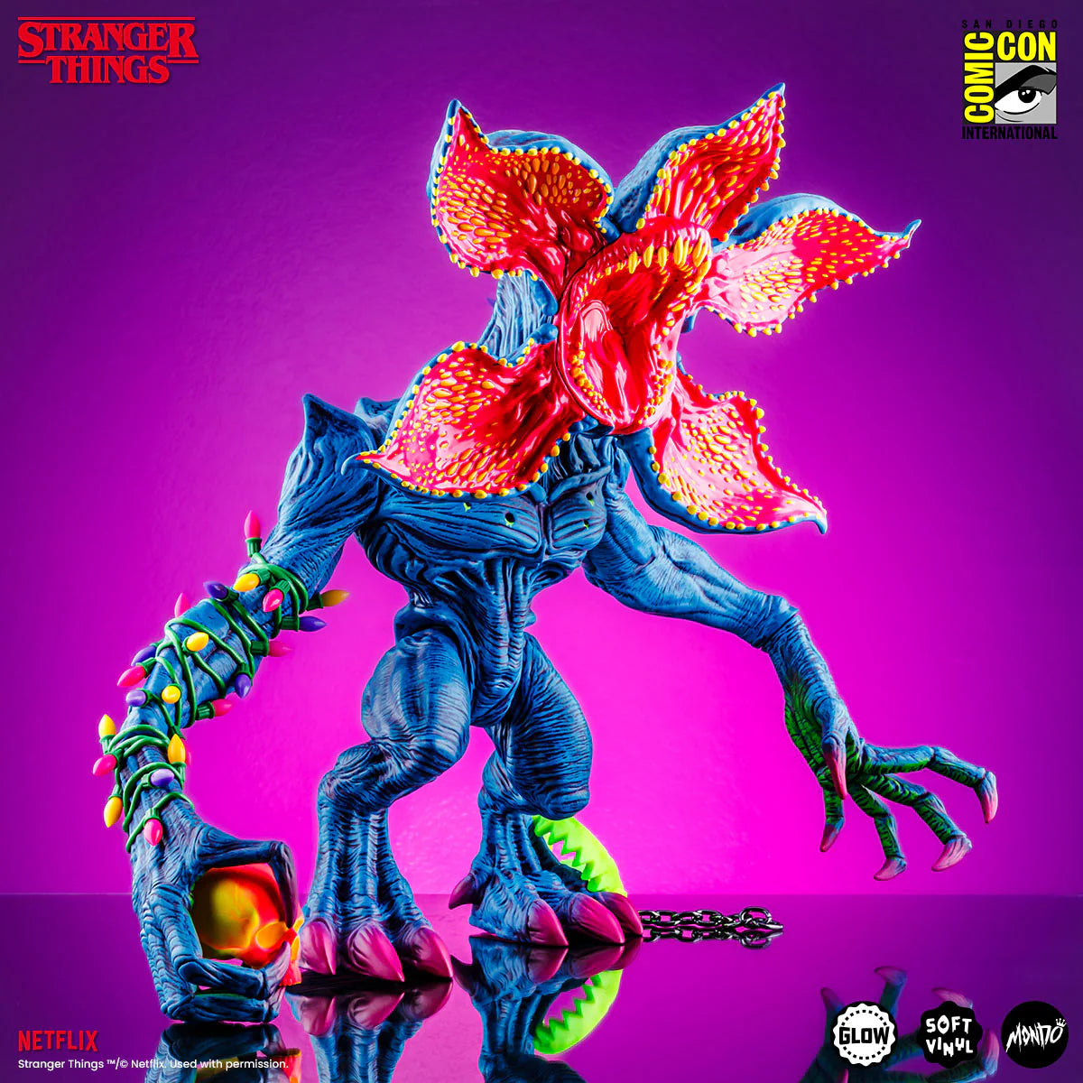 MONDO Stranger Things Demogorgon 80's Fever Variant SDCC LE 300 pcs