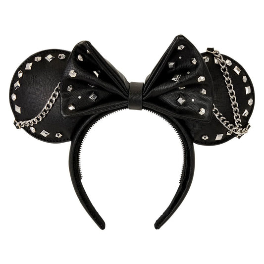 Loungefly Minnie Mouse Studs and Chains Ear Headband
