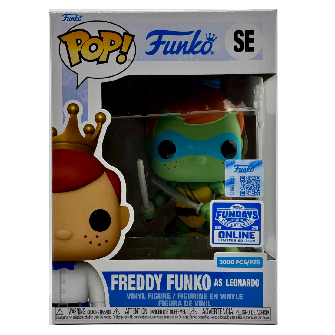 Funko POP! TMNT Freddy Funko as Leonardo Fun Days SE 3000pcs ...