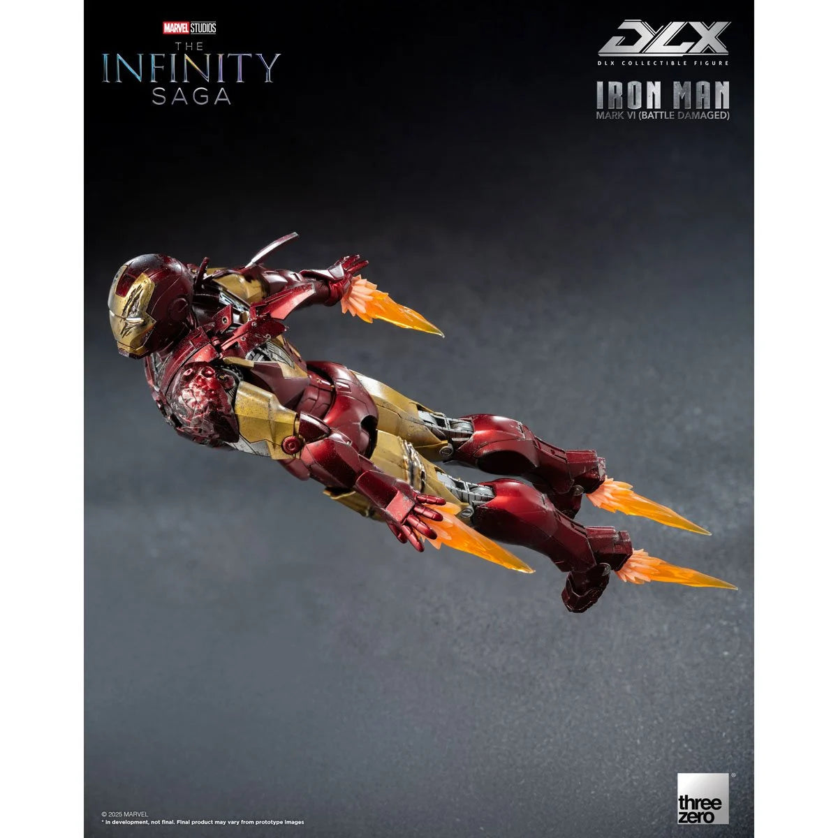 Threezero Infinity Saga Iron Man Mark 6 Battle Damaged DLX Action Figure