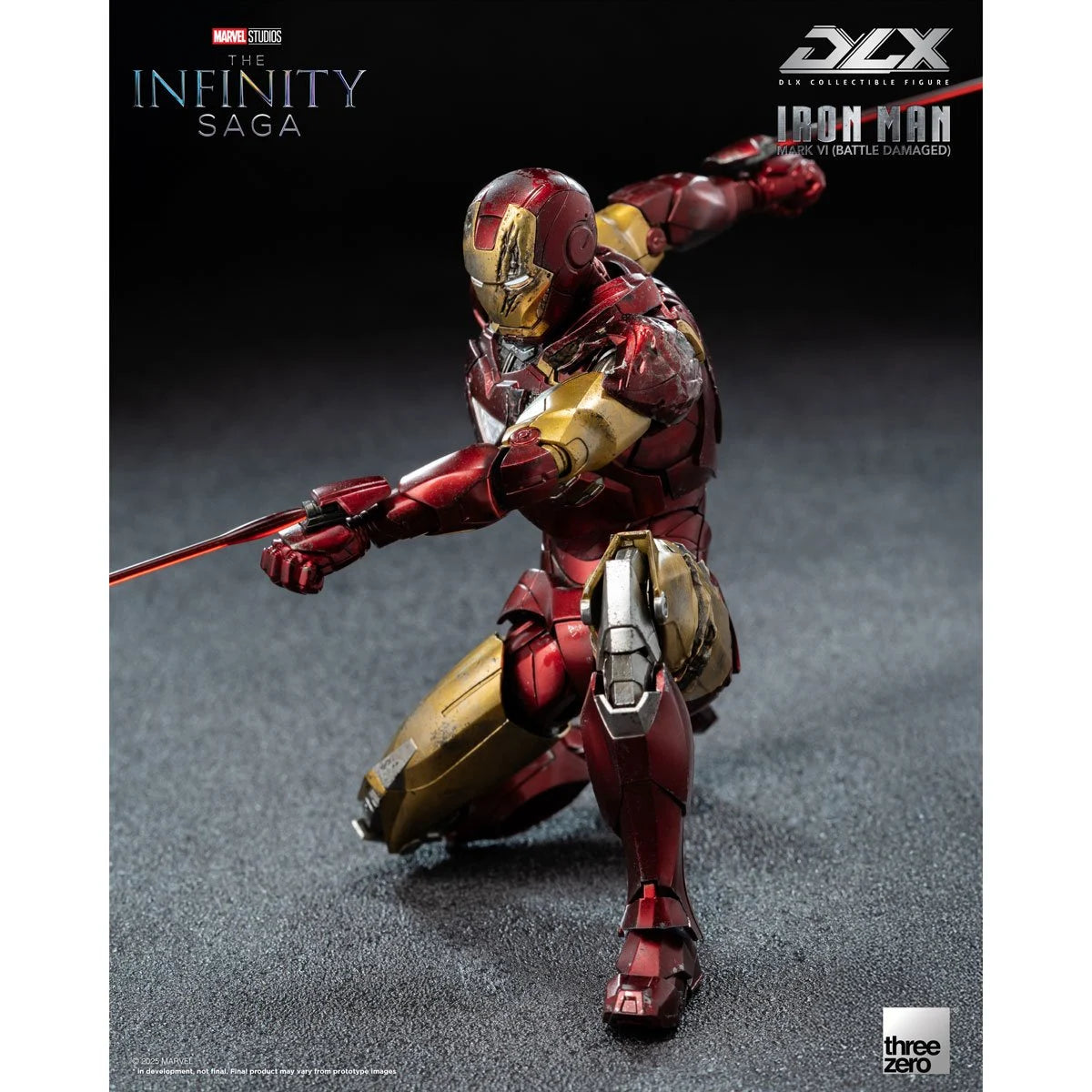 Threezero Infinity Saga Iron Man Mark 6 Battle Damaged DLX Action Figure