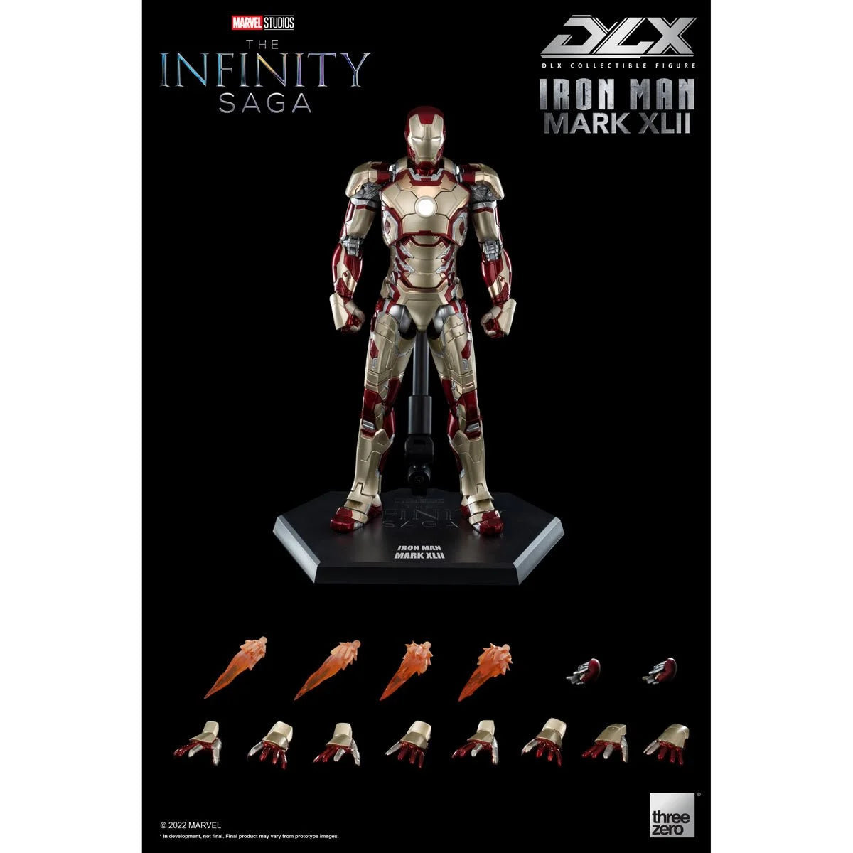 Threezero Infinity Saga Iron Man Mark 42 DLX Action Figure