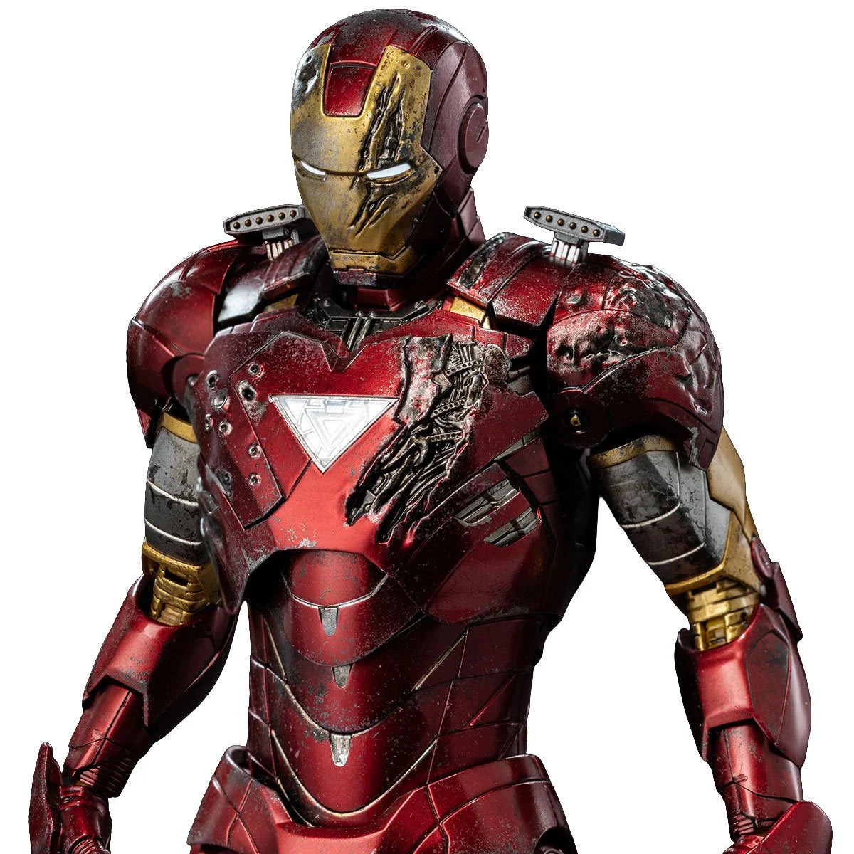 Threezero Infinity Saga Iron Man Mark 6 Battle Damaged DLX Action Figure