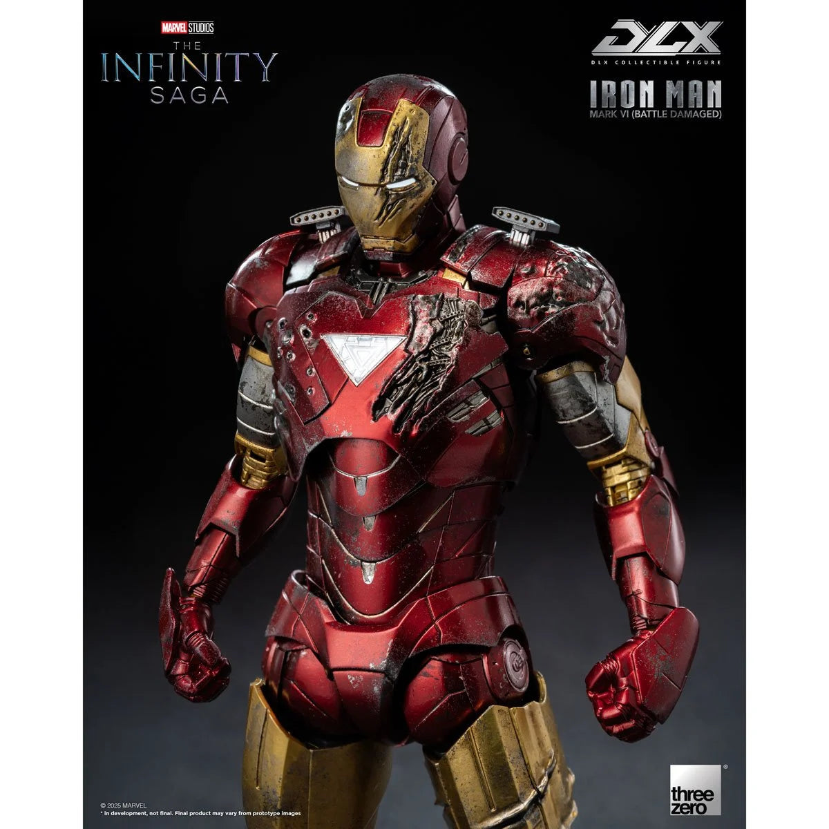 Threezero Infinity Saga Iron Man Mark 6 Battle Damaged DLX Action Figure