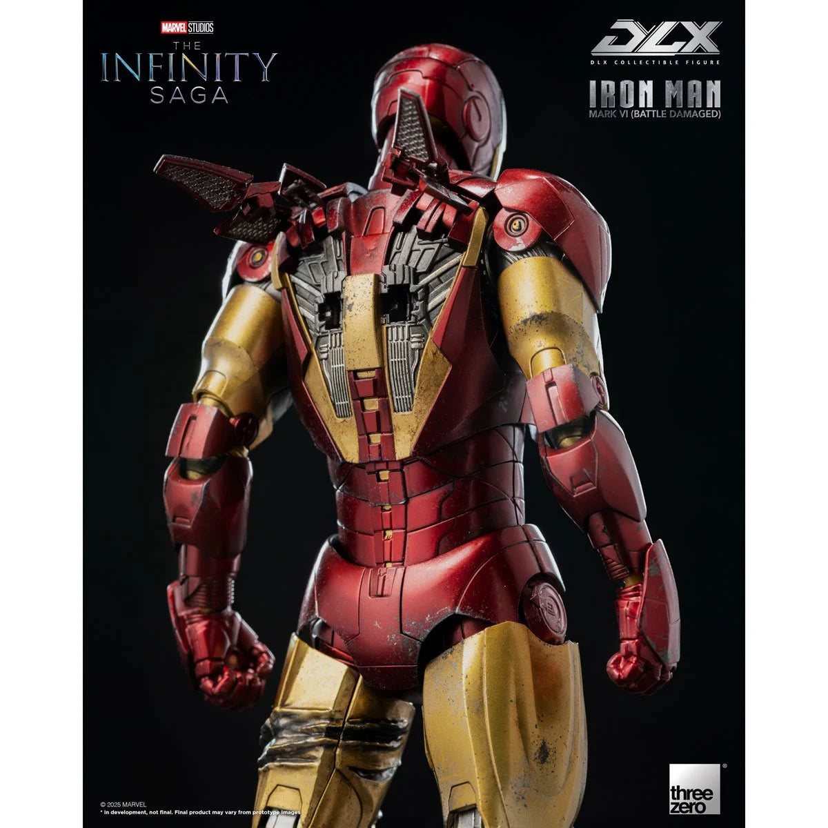 Threezero Infinity Saga Iron Man Mark 6 Battle Damaged DLX Action Figure