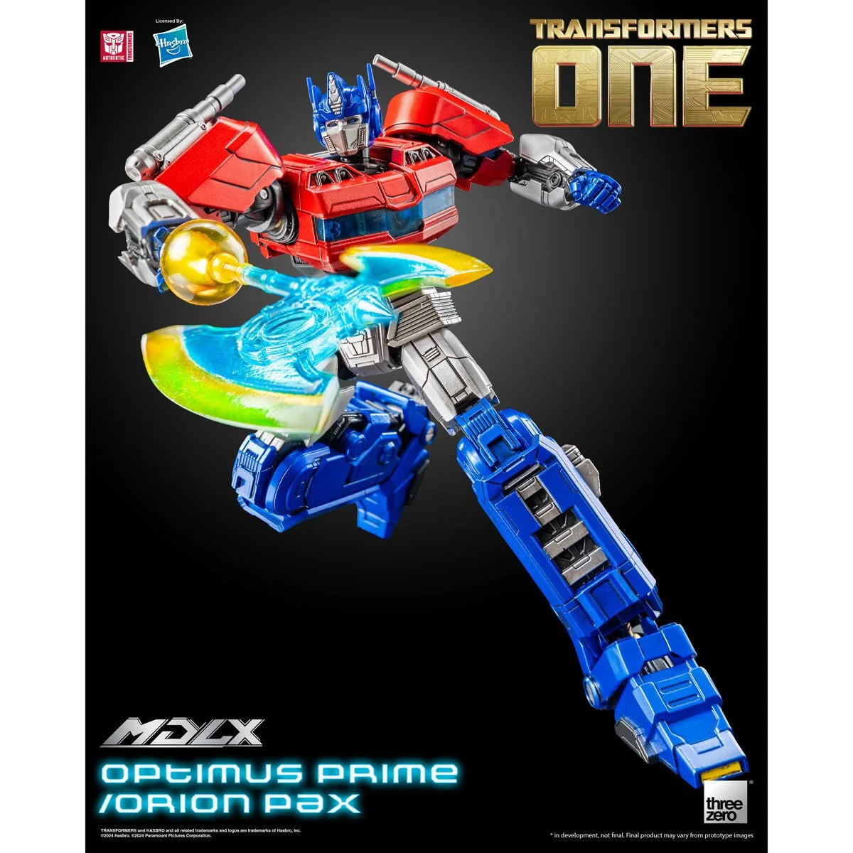 ThreeZero Transformers One Optimus Prime Orion Pax MDLX Action Figure