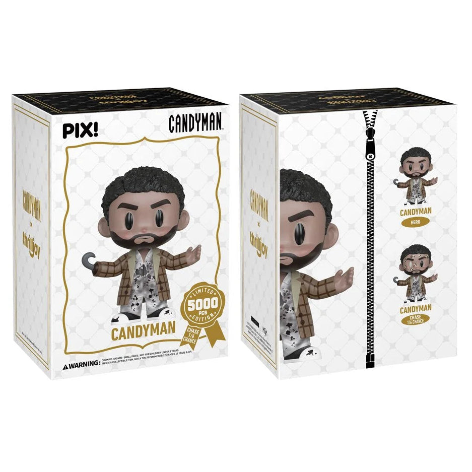 Pixi Candyman figure packaging on a white background