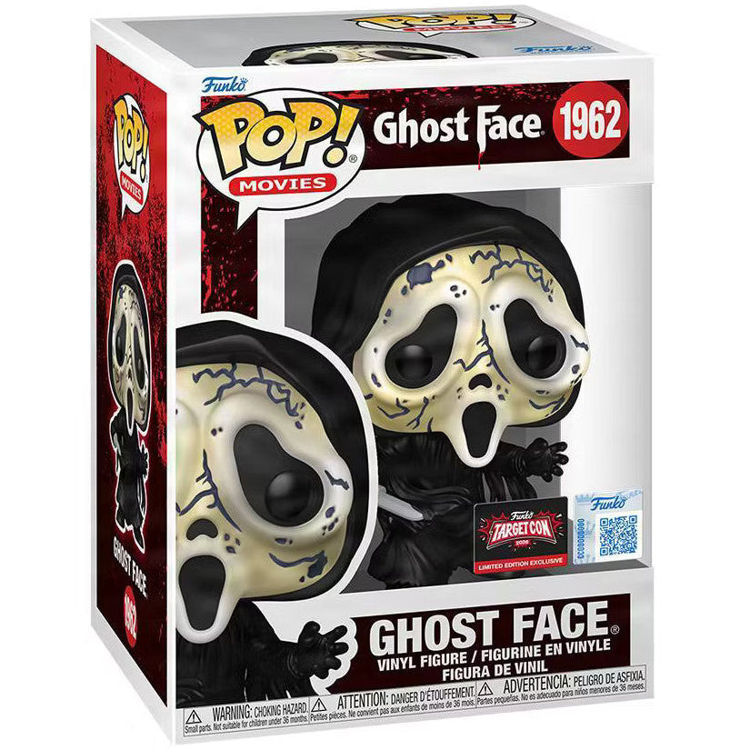 Funko Pop! Ghost Face vinyl figure packaging on a white background