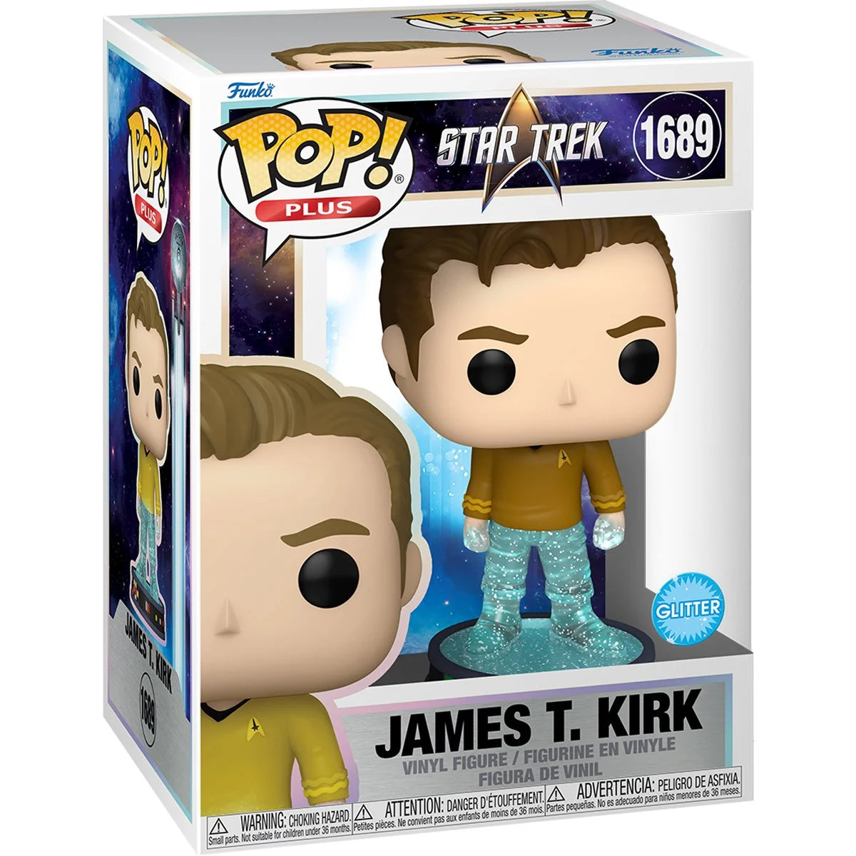 Funko POP! Plus Star Trek James T. Kirk Glitter Transporter #1689