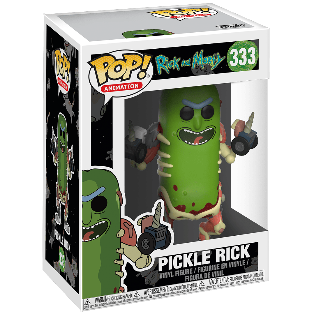 Funko POP! Rick and Morty Pickle Rick Rat Suit #333