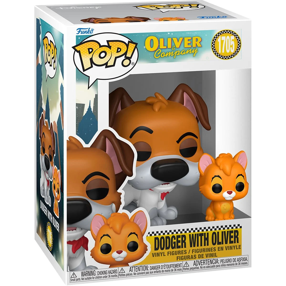Funko POP! Disney Oliver & Company Dodger with Oliver #1705