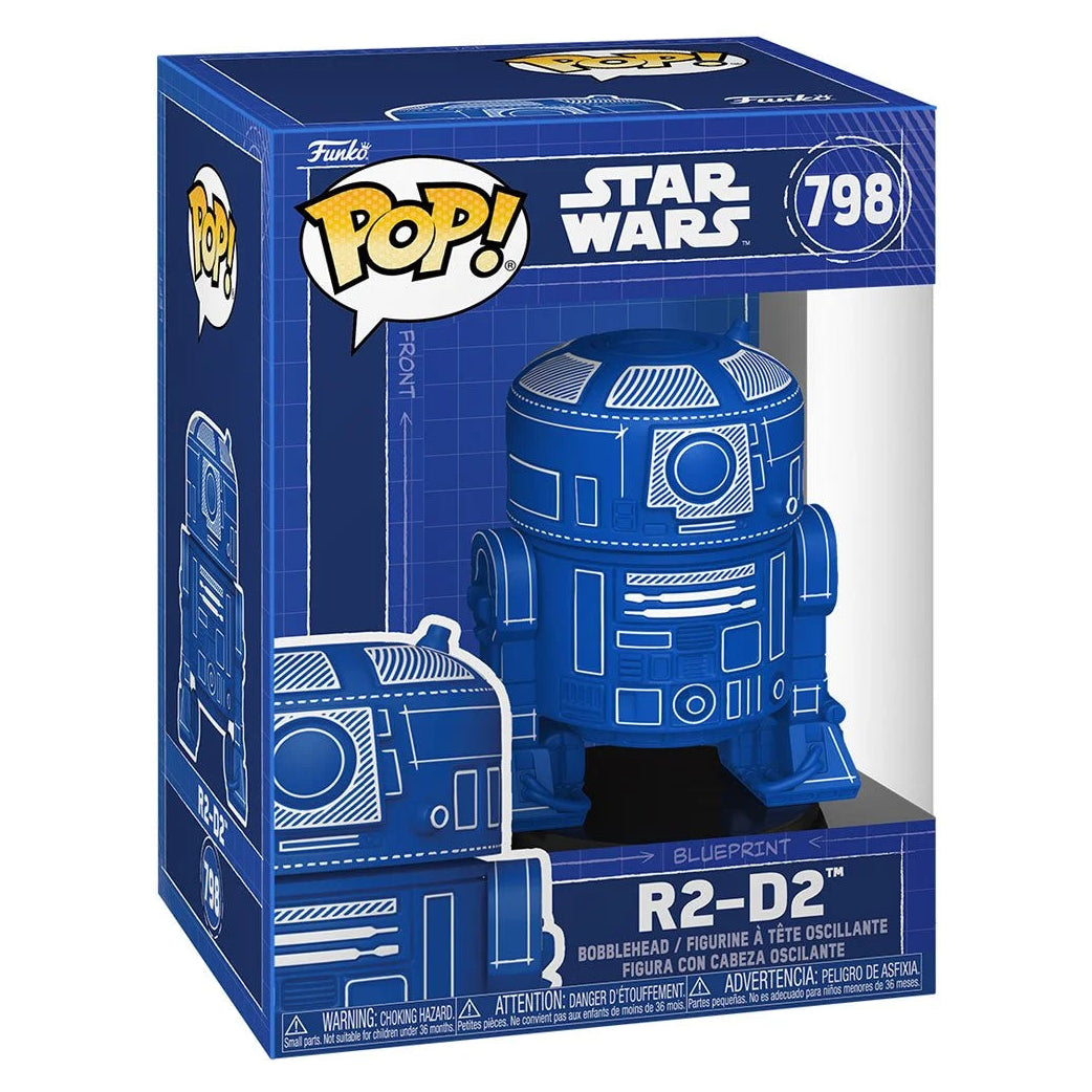 Funko POP! Star Wars R2-D2 Blue-print #798
