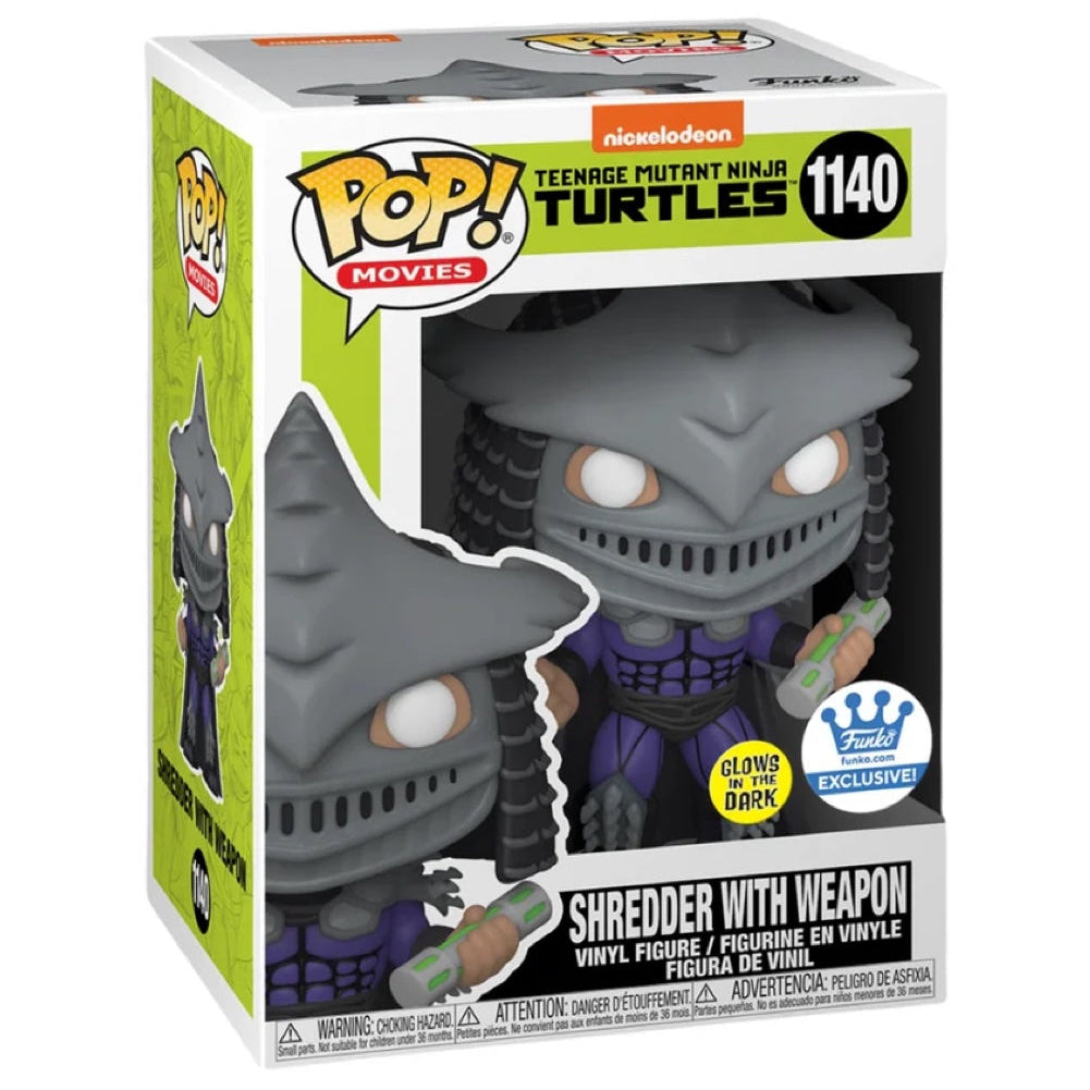 Funko POP! TMNT Shredder with Weapon Glow Exclusive #1140