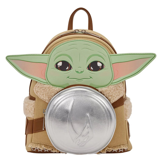 Loungefly Star Wars The Mandalorian Grogu and Anzellan Mini-Backpack