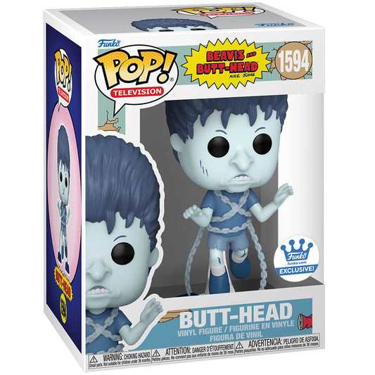 Funko Pop! Vinyl figure packaging with 'Butt-Head' character on a white background