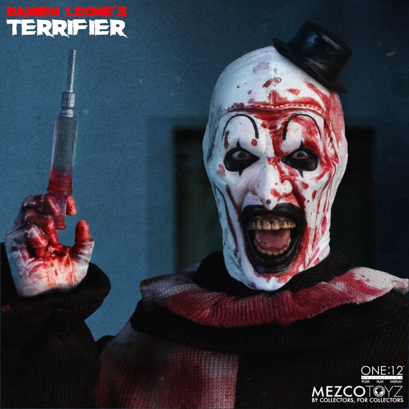Mezco Terrifier Art The Clown One:12 Collective Deluxe Action Figure
