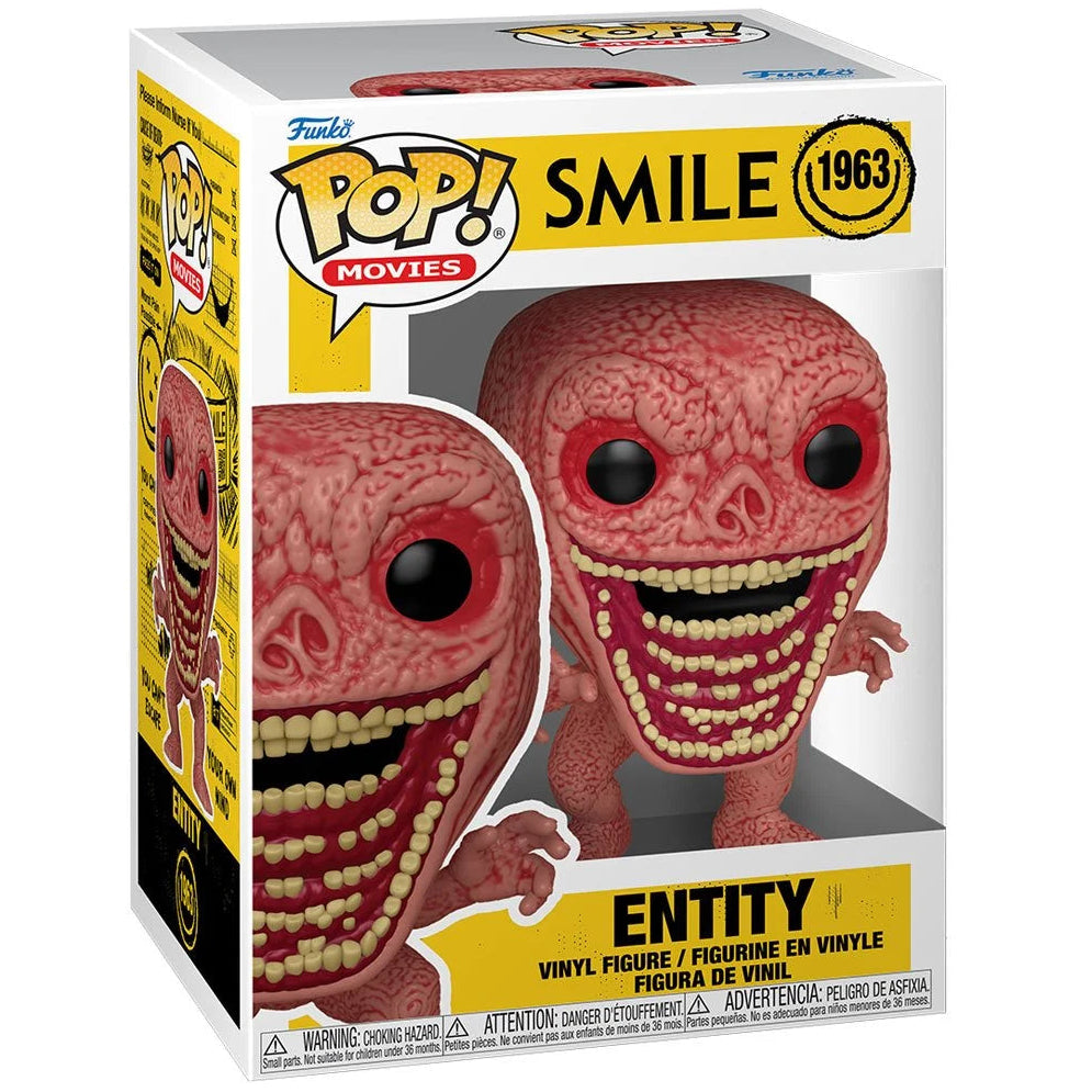 Funko Pop! vinyl figure packaging with 'Entity' character on a white background