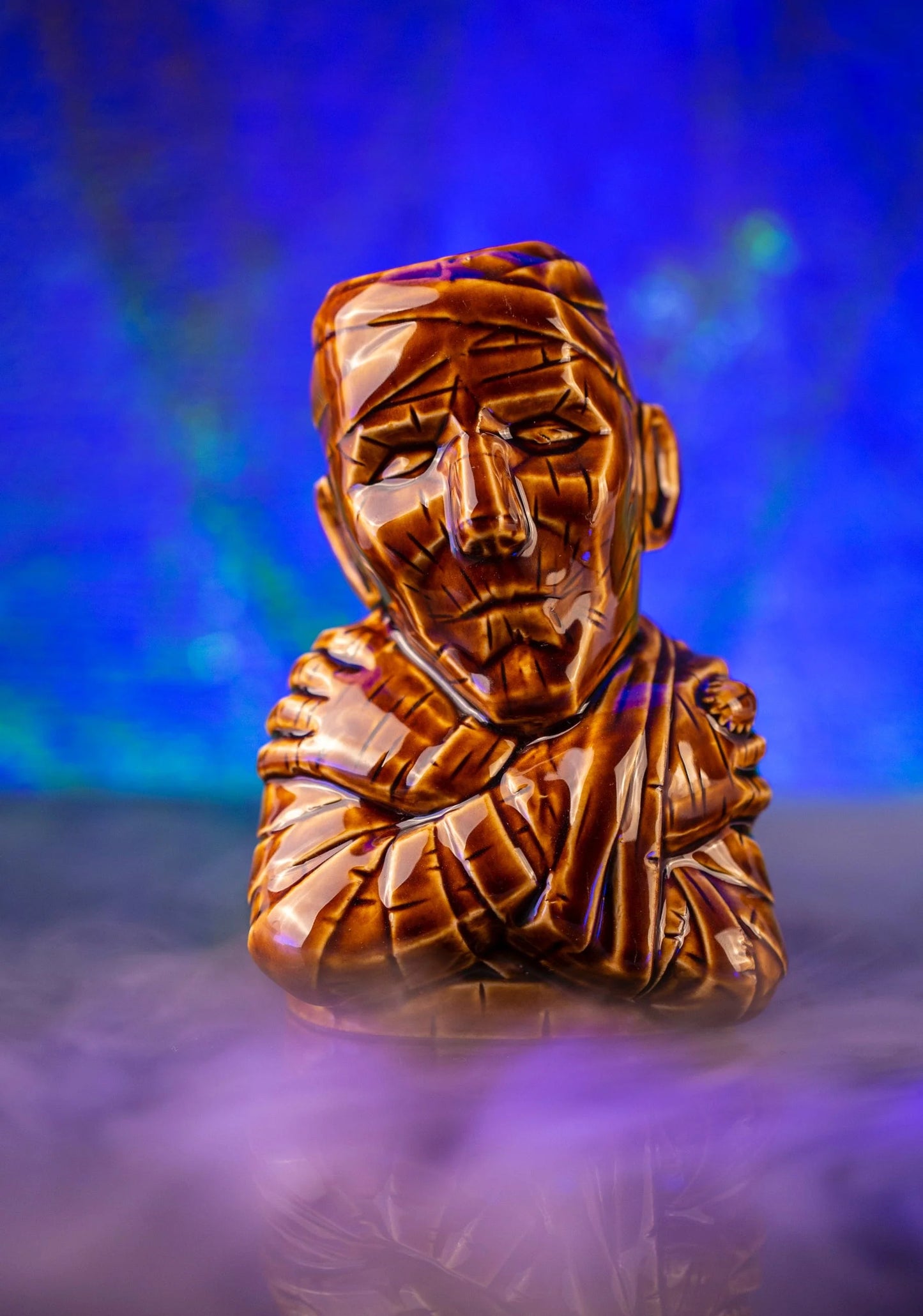 MONDO The Mummy Hand-Made Tiki Mug Brown Variant