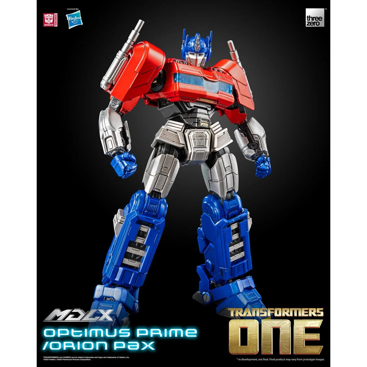 ThreeZero Transformers One Optimus Prime Orion Pax MDLX Action Figure