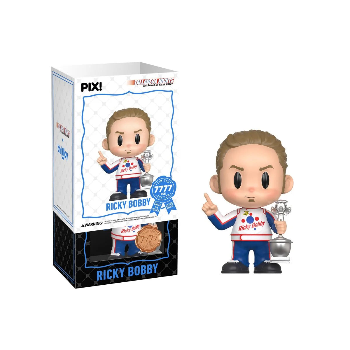 Thrilljoy PIX! Talledega Nights Ricky Bobby Vinyl Figure