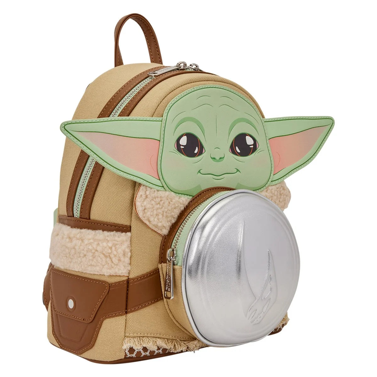 Loungefly Star Wars The Mandalorian Grogu and Anzellan Mini-Backpack