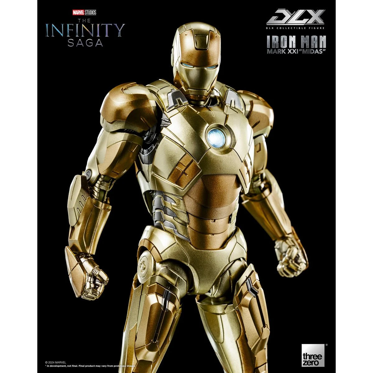 Marvel Threezero Infinity Saga Iron Man Mark 21 Midas DLX Action Figure