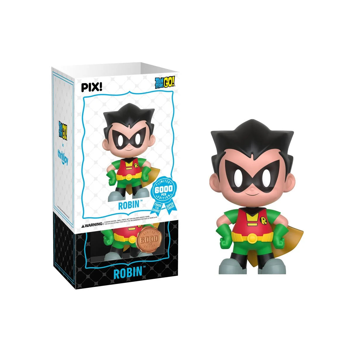 Thrilljoy PIX! Teen Titans Go! Robin Vinyl Figure