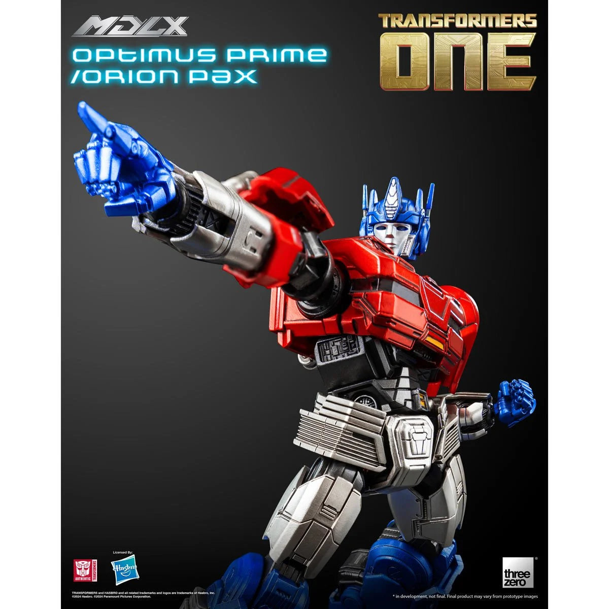 ThreeZero Transformers One Optimus Prime Orion Pax MDLX Action Figure