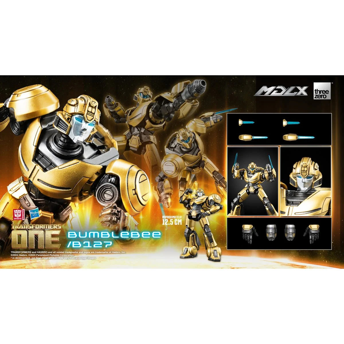 ThreeZero Transformers One Bumblebee B127 MDLX Action Figure