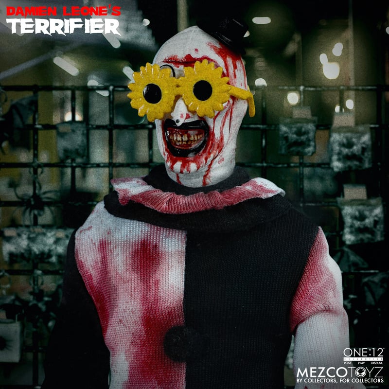Mezco Terrifier Art The Clown One:12 Collective Deluxe Action Figure