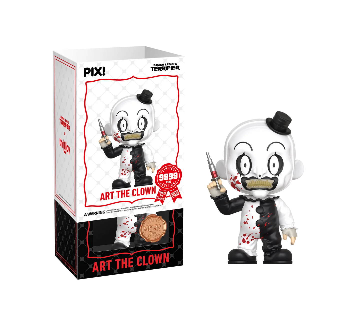 Thrilljoy PIX! Terrifier Art The Clown Vinyl Figure