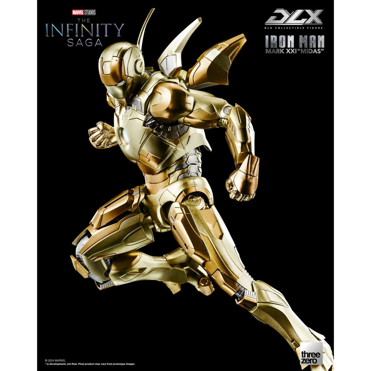 Marvel Threezero Infinity Saga Iron Man Mark 21 Midas DLX Action Figure