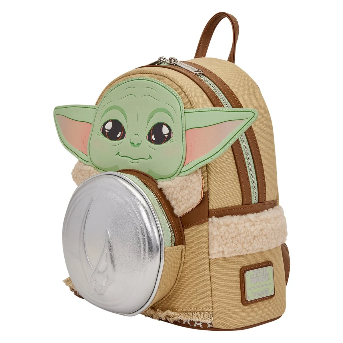 Loungefly Star Wars The Mandalorian Grogu and Anzellan Mini-Backpack