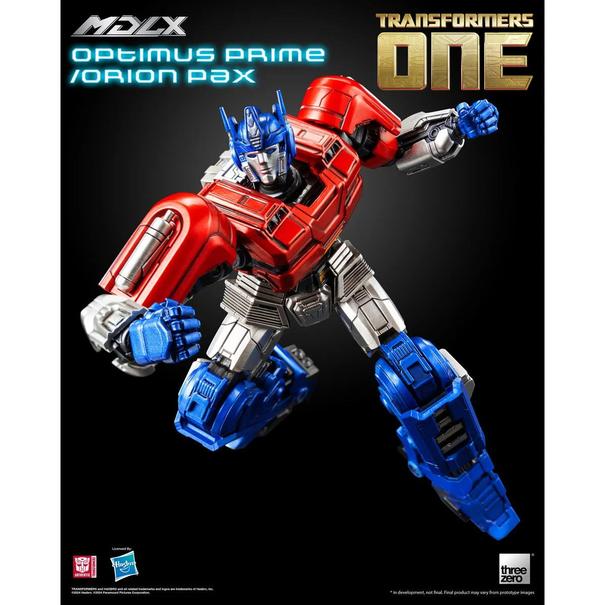 ThreeZero Transformers One Optimus Prime Orion Pax MDLX Action Figure
