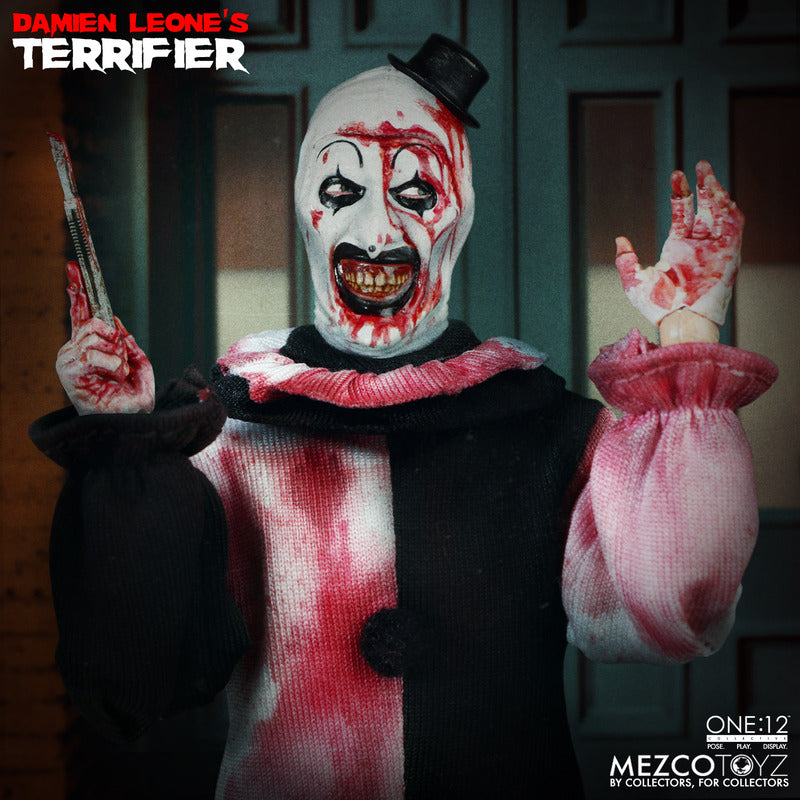 Mezco Terrifier Art The Clown One:12 Collective Deluxe Action Figure