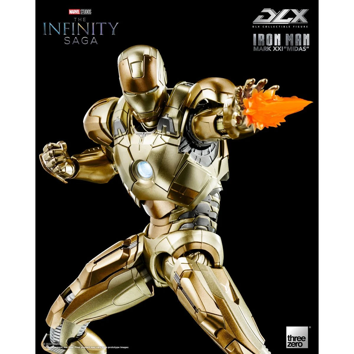 Marvel Threezero Infinity Saga Iron Man Mark 21 Midas DLX Action Figure